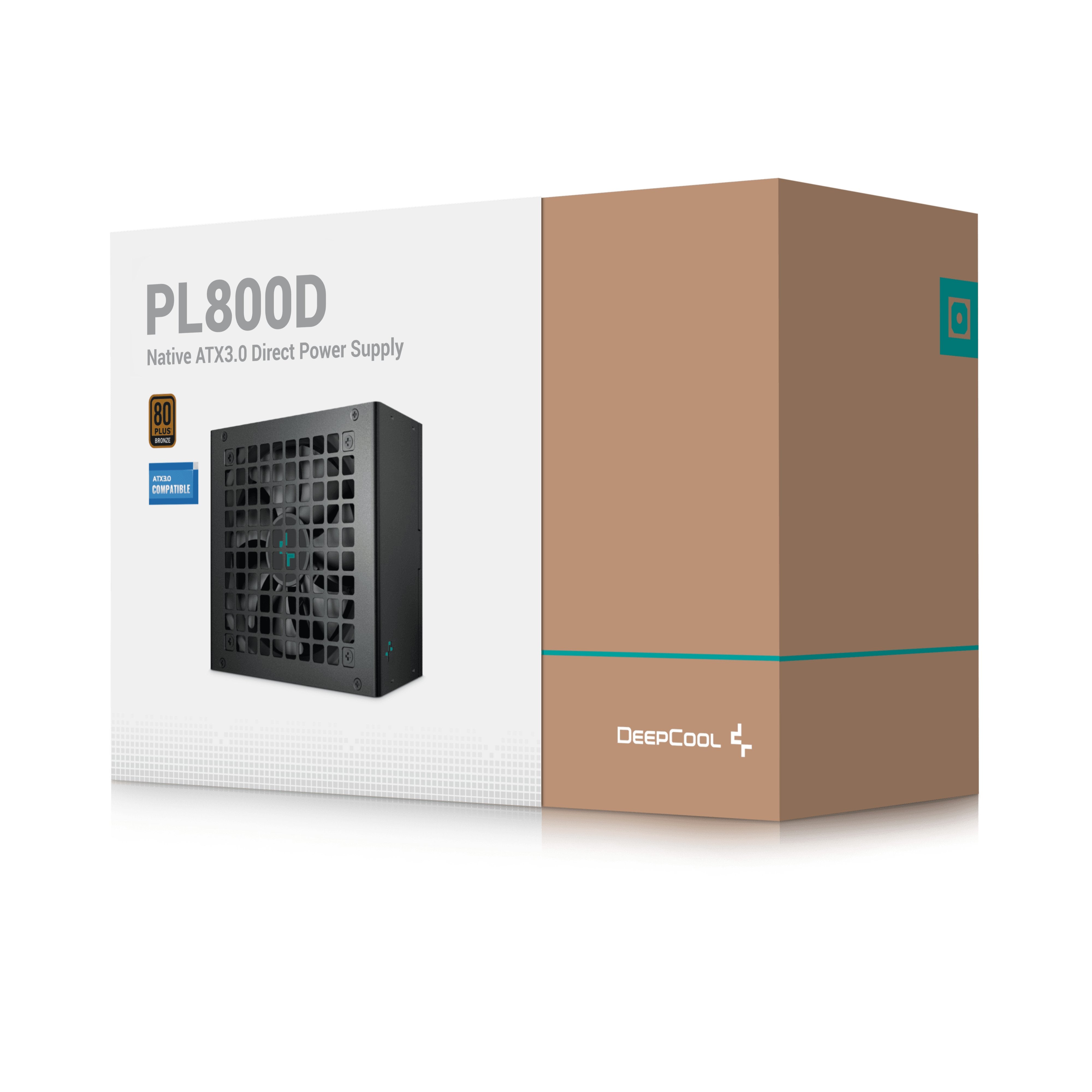Fuente De Alimentación  Deepcool R-Pl800d-Fc0b-Eu De Pc 800 Vatios Negro