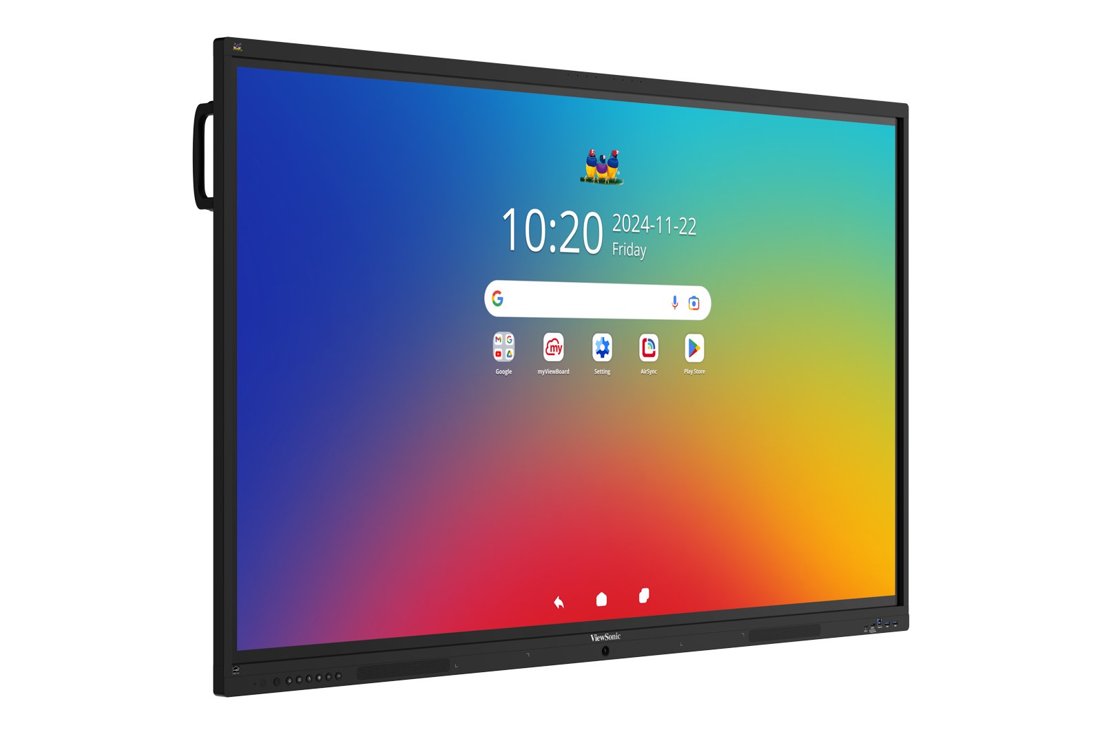 Viewboard 41 Serie Touchscreen 75inch Uhd, Android 16 Edla, Ir 450 Nits, 2x20w + Sub 15w + 8 Array Mic, 3 X Usb-C 8/128gb, 8-Core C