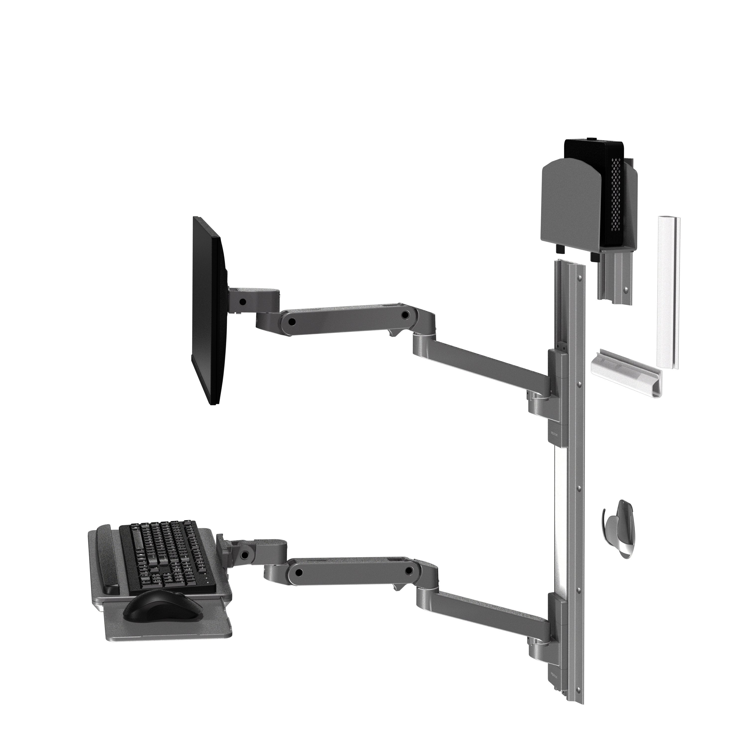 EAN 698833092103 - Ergotron LX Pro Series 45-696-293 soporte para monitor 86,4 cm (34") Pared Gris Oscuro imagen 12