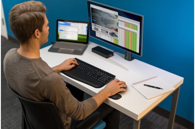 Kensington Reposamuñecas Ergosoft Para Teclados Estándar