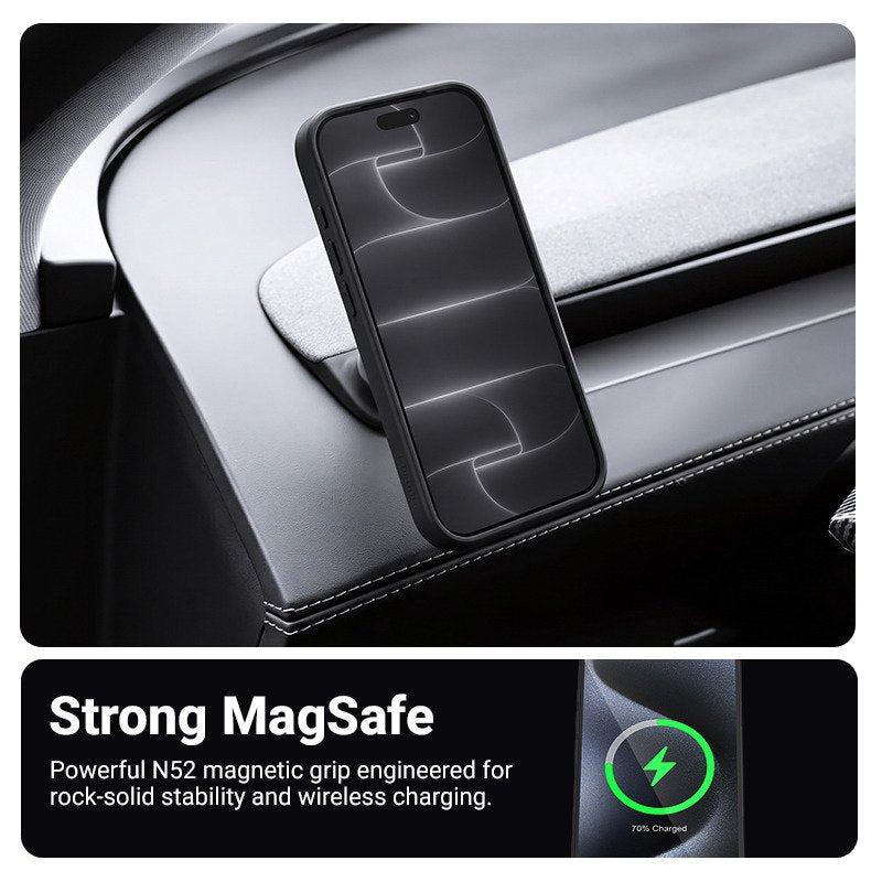 Etui Matte Magnetic Magsafe Iphone 18 Pro Max / 17 Pro Max Burgundowe