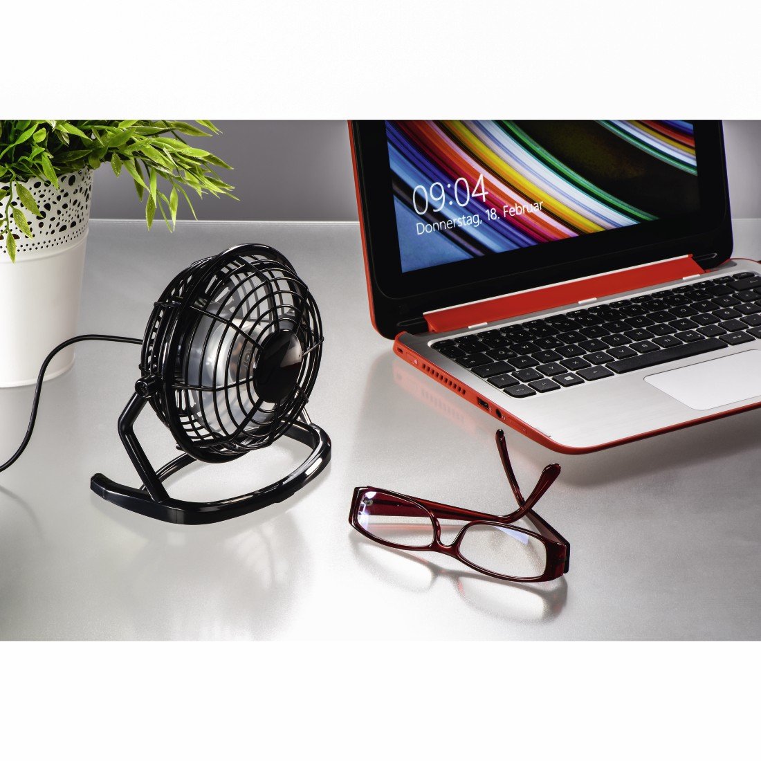 Ventilador Hama Usb Sobremesa 10 Cm