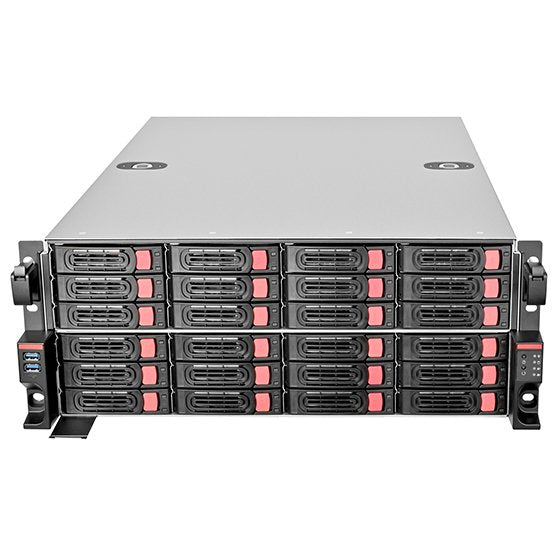 Silverstone Technology Sst-Rm43-324-Rs, Rack (Negro/Rojo, 4 Höheneinheiten) Sst-Rm43-324-Rs