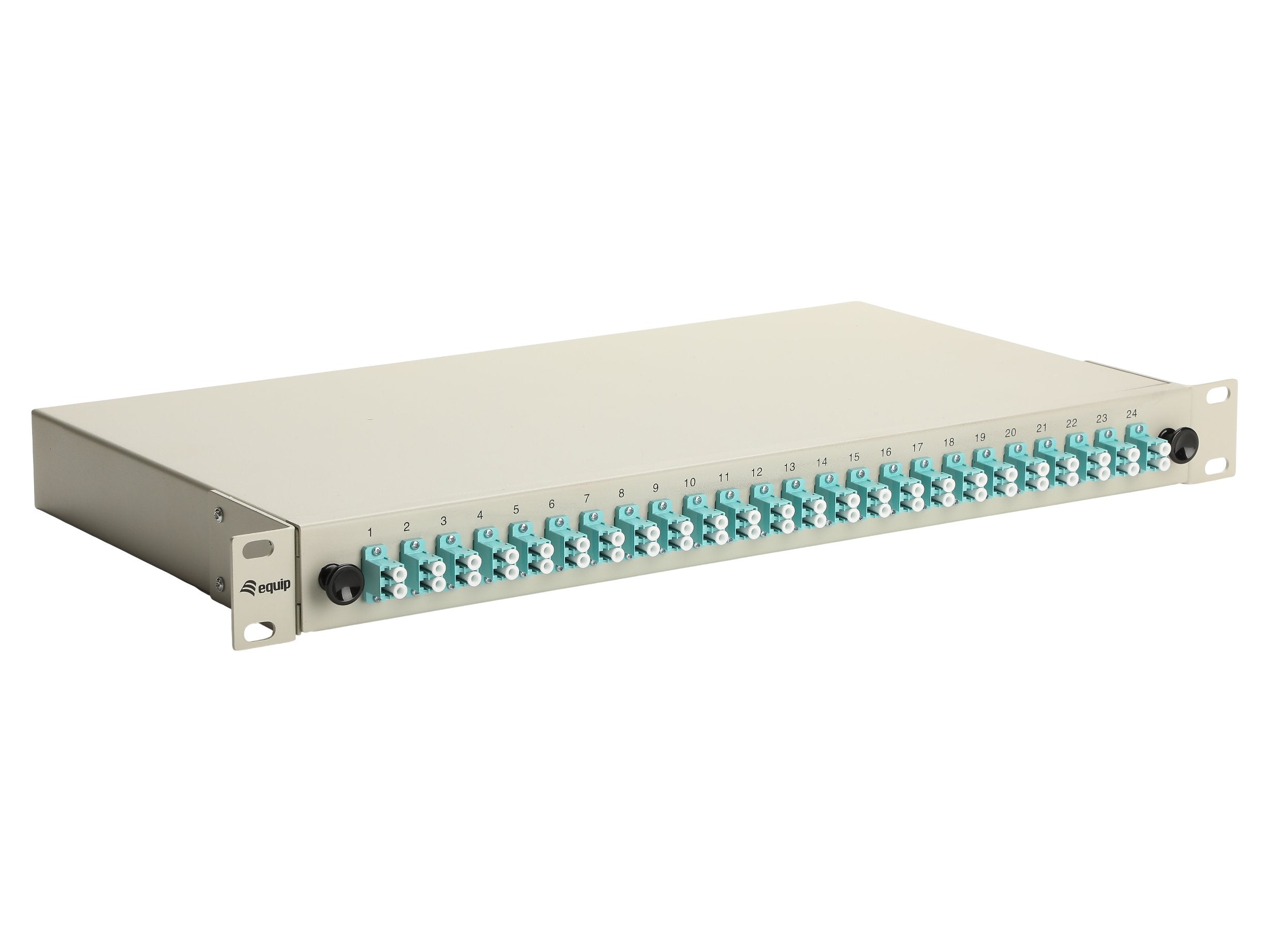 Equip Lwl-Spleisskamen 24-Port Lc-Duplex Om3 1u Komplett Gr