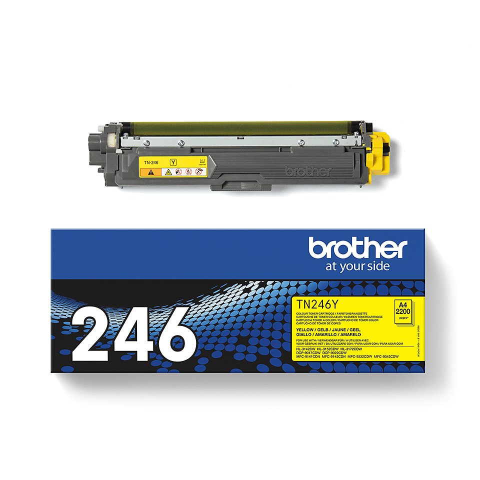 EAN 4977766745697 - Brother TN-246Y cartucho de tóner 1 pieza(s) Original Amarillo imagen 3