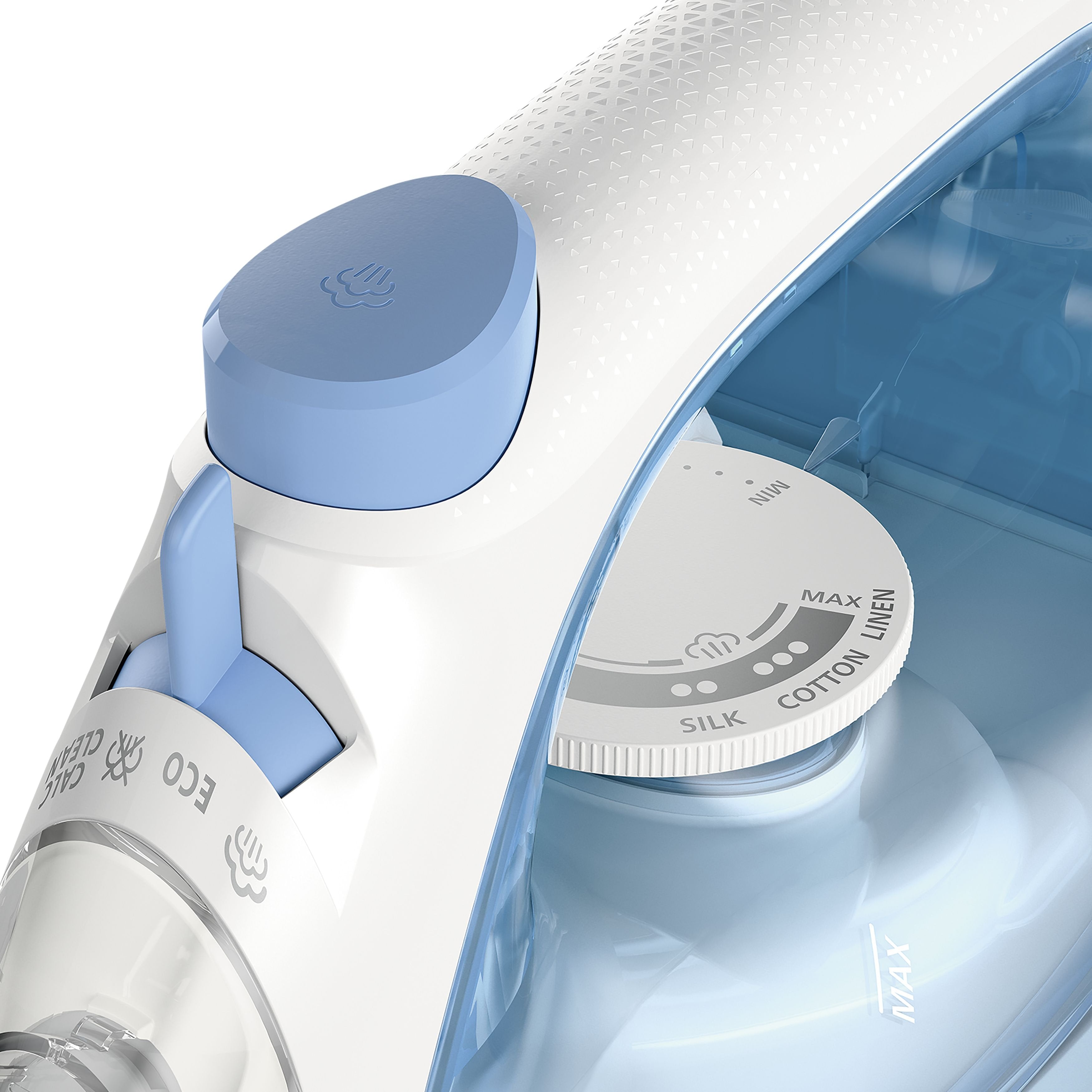 EAN 8720389020889 - Philips 1000 series DST1030/20 plancha Plancha a vapor Suela antiadherente 2000 W Azul, Blanco imagen 4