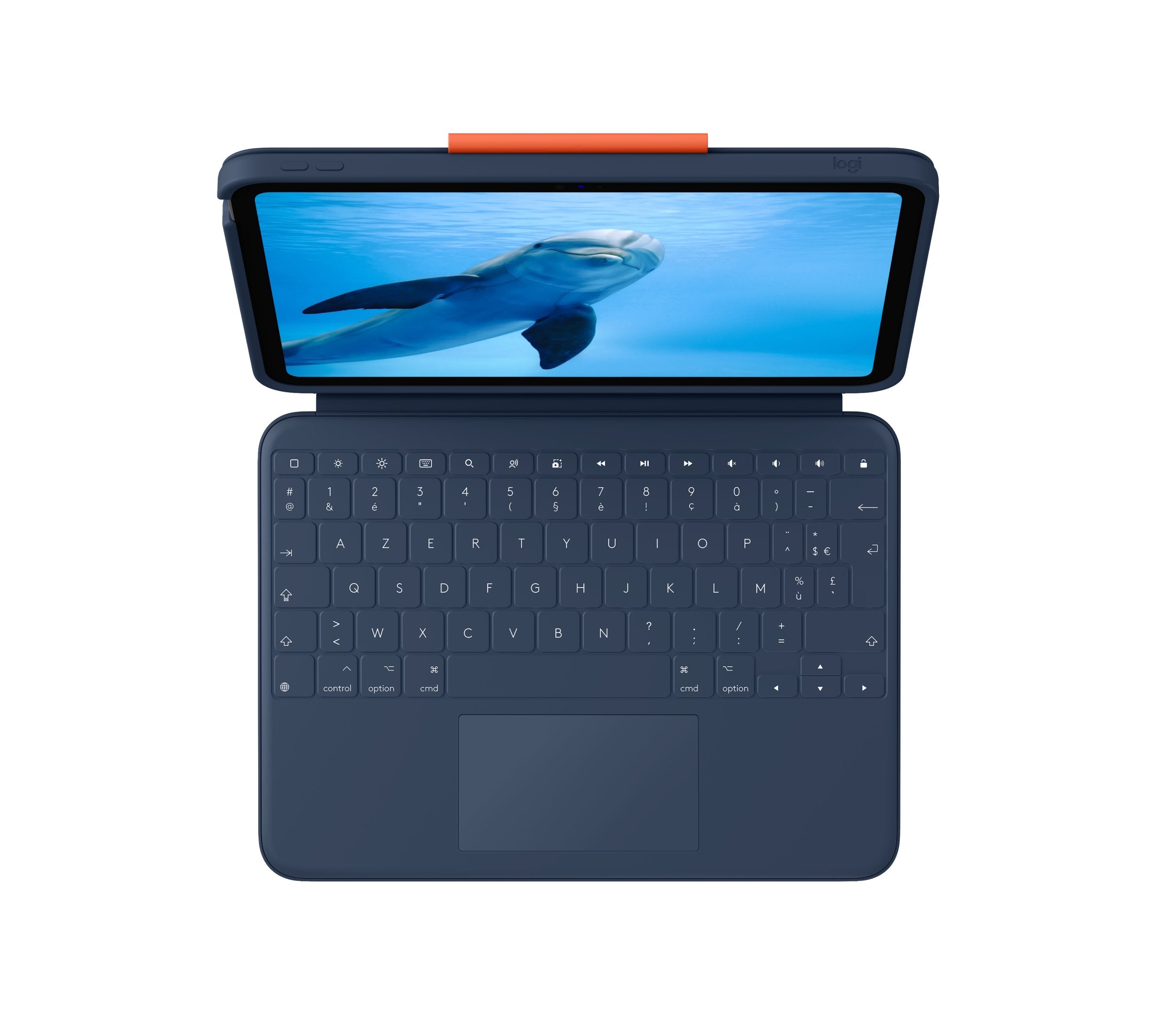 EAN 5099206106970 - Logitech Rugged Combo 4 Touch AZERTY Francés Smart Connector Azul imagen 4