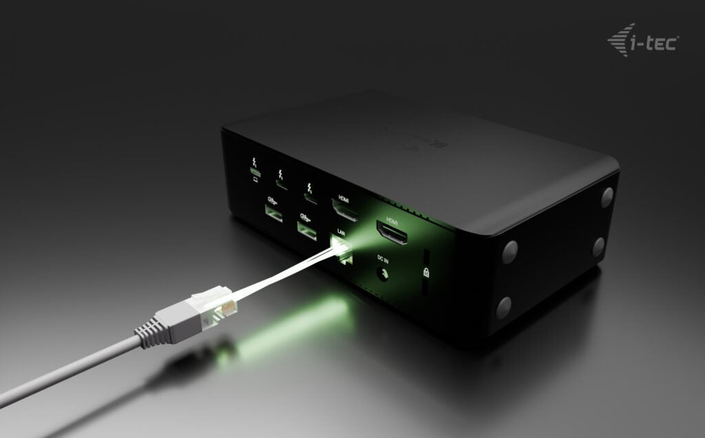 I-Tec Thunderbolt5 Quattro Display Dock 2x Hdmi 2x Tb5 (Do 120gbps, 30w) 5x Usb (10gbps, Bc 1.2) 2.5 Glan Audio Czytnik Kart Power Delivery 140w (Kabel Tb5 1m) - Stacja Dokujaca
