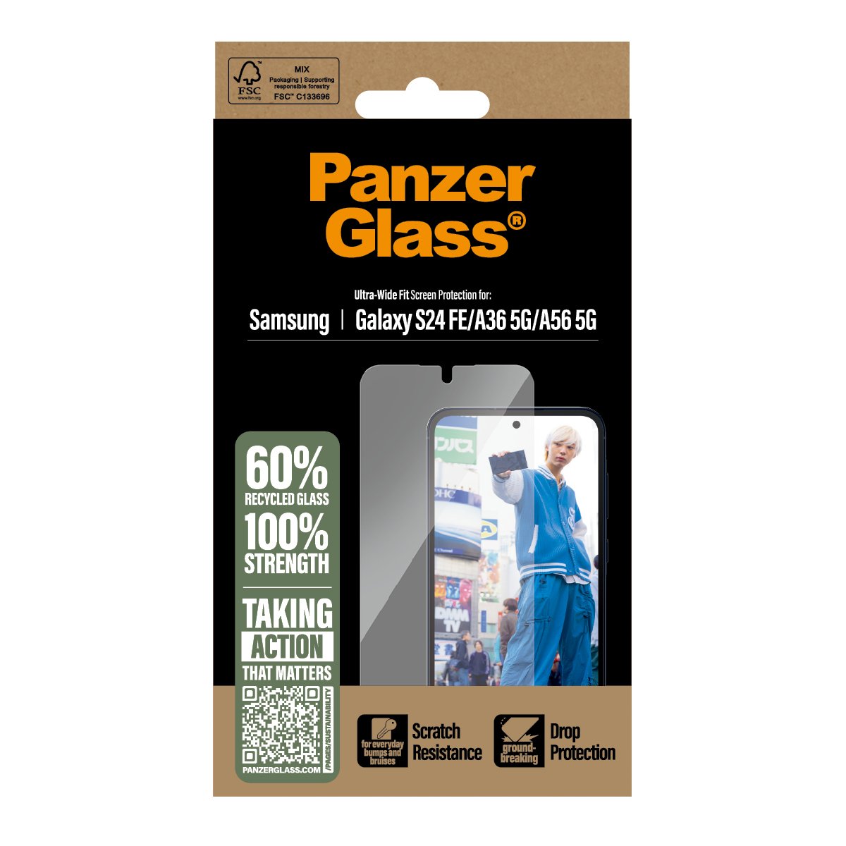 EAN 5715685023064 - PanzerGlass ® Screen Protector Samsung Galaxy S24 FE | A36 5G | A56 5G | Ultra-Wide Fit Protector de pant imagen 3