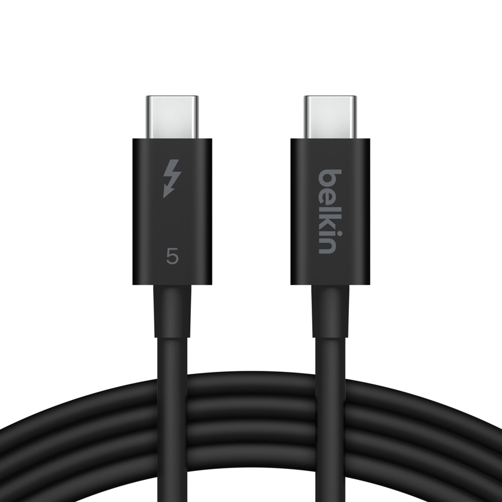 Cable Usb-C A Usb-C Belkin Inz005hq1mbk Thunderbolt 5 240w 8k 1m Color Negro