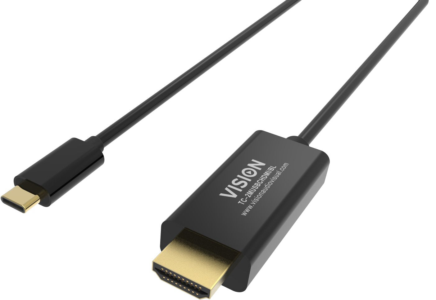 Vision Tc-2musbchdmi-Bl 2 M Usb Tipo C Hdmi Tipo A [Estándar] Negro