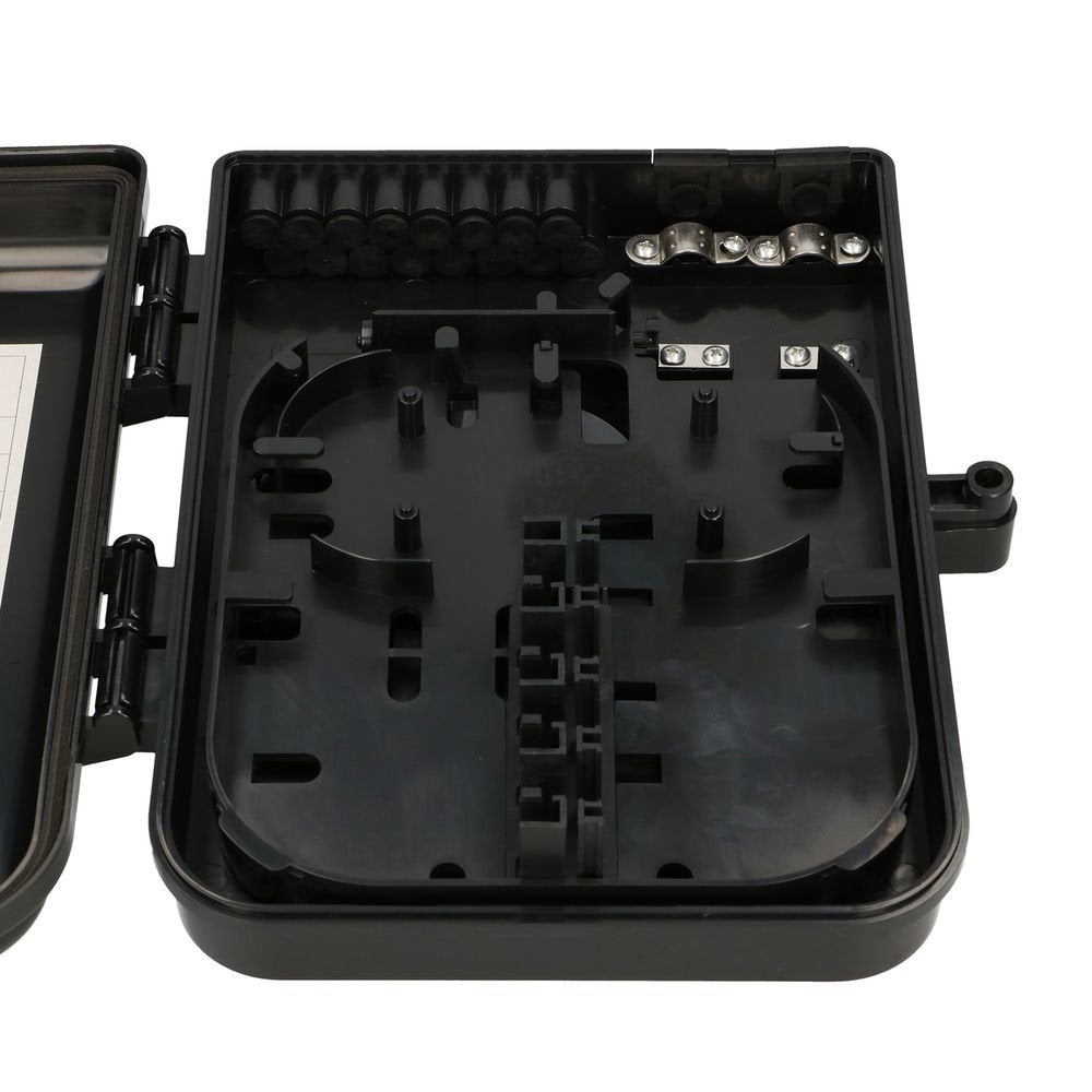 Extralink Eliza V2 16 Core Fiber Optic Terminal Box Black Mid-Span
