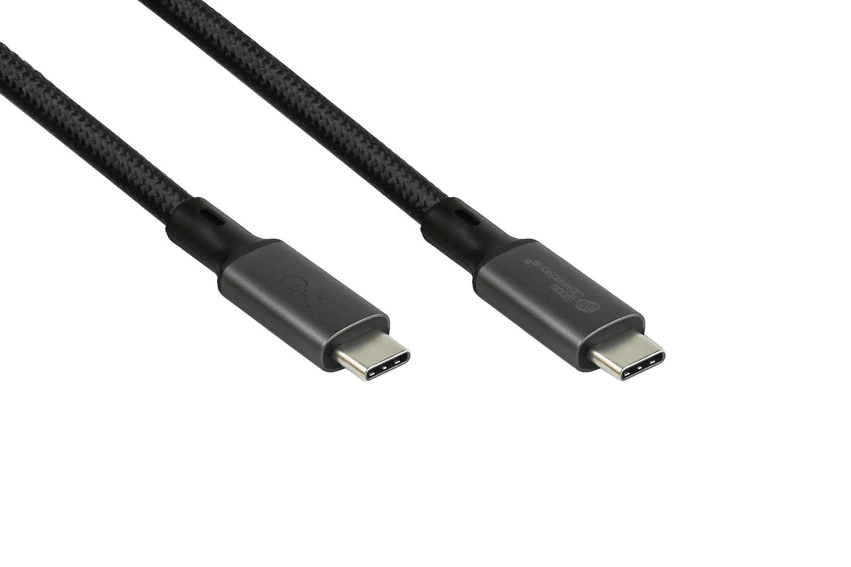 Good Connection Magnet. Usb 4.0 3x2 Usb-C Spiralk. Negro. 1m