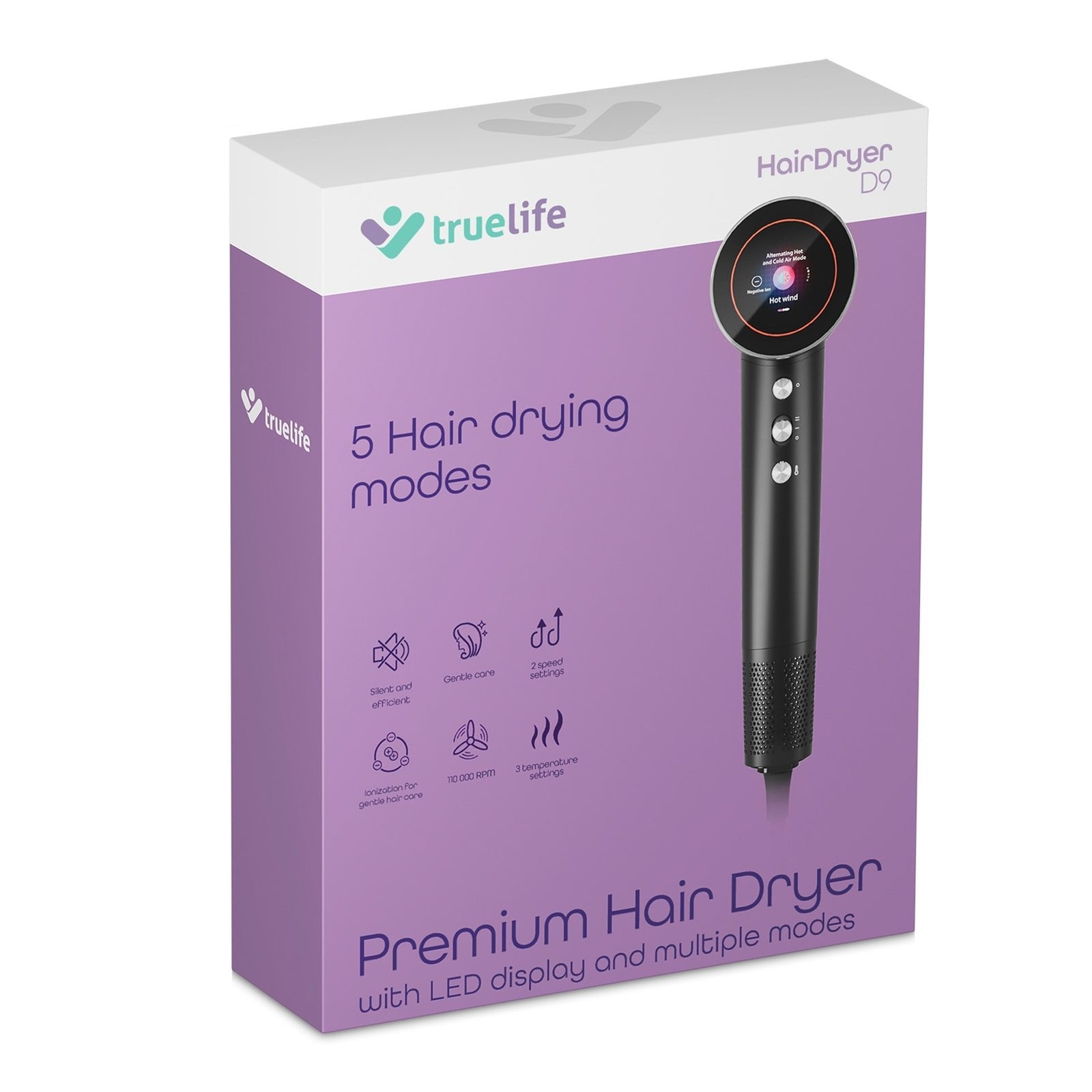 Truelife Hairdryer D9 5xmodi 3xtemperatur- 2xgeschwind.Mufe Retail
