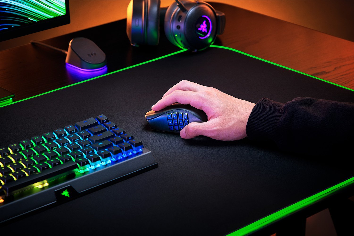Raton Razer Naga V2 Pro Gaming Rz01-04400100-R3g1