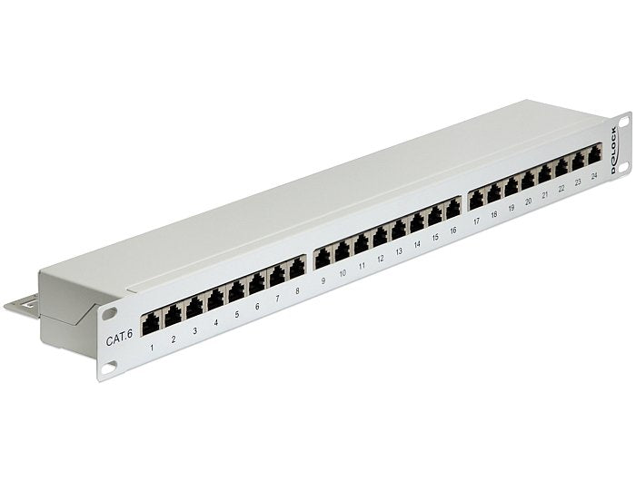 Delock Patch Panel 19" 24 Puertos Cat.6 43300