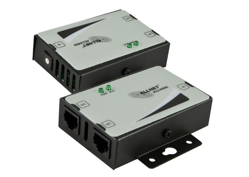 Allnet All4406 Sensor De Temperatura Con Carcasa, Negro
