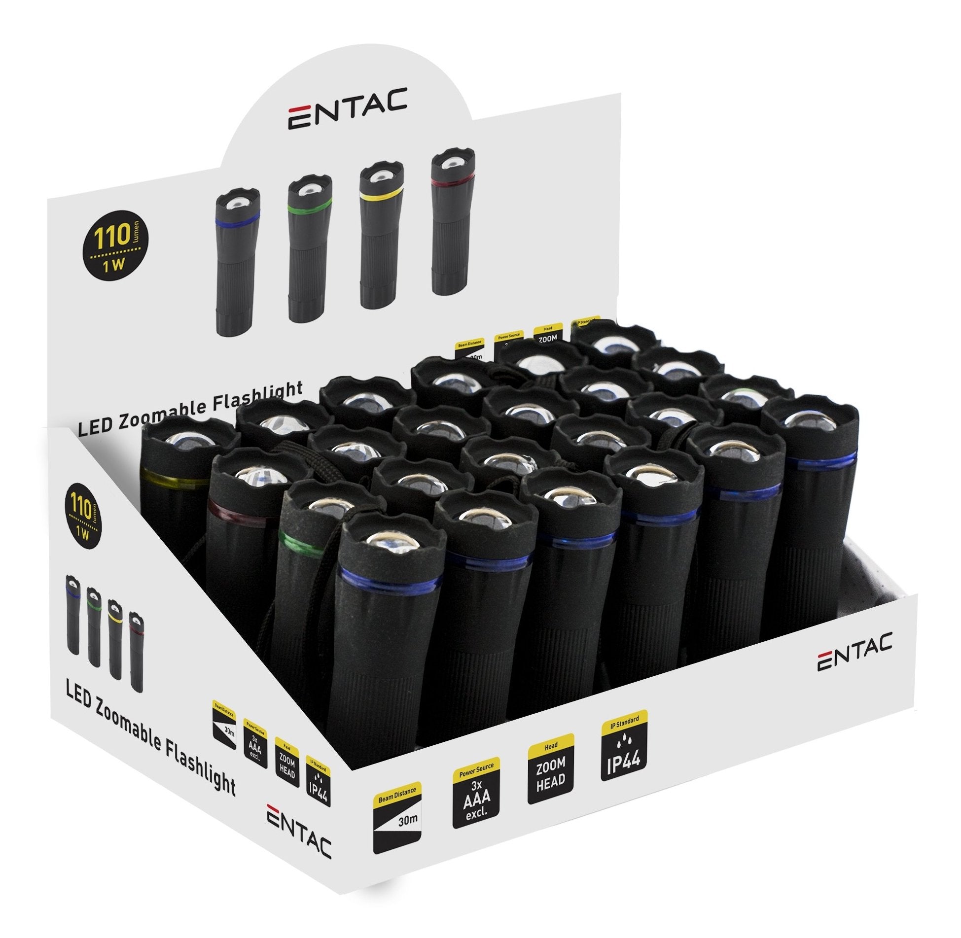 Entac Taschenlampe Zoom Kunmmoff Thekendisplay 24 Mück