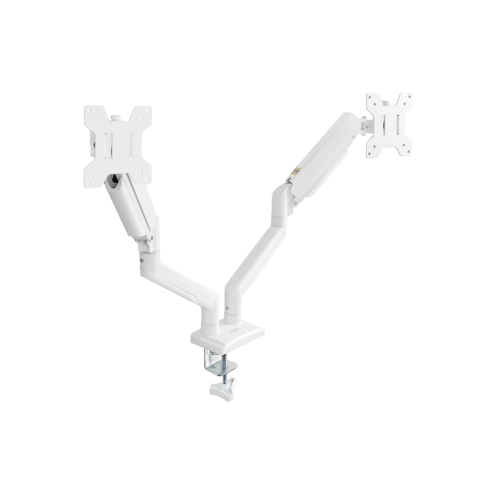 Soporte Mesa Tooq Pant. Gira Incli 2 Brazos 13-34 Blanc