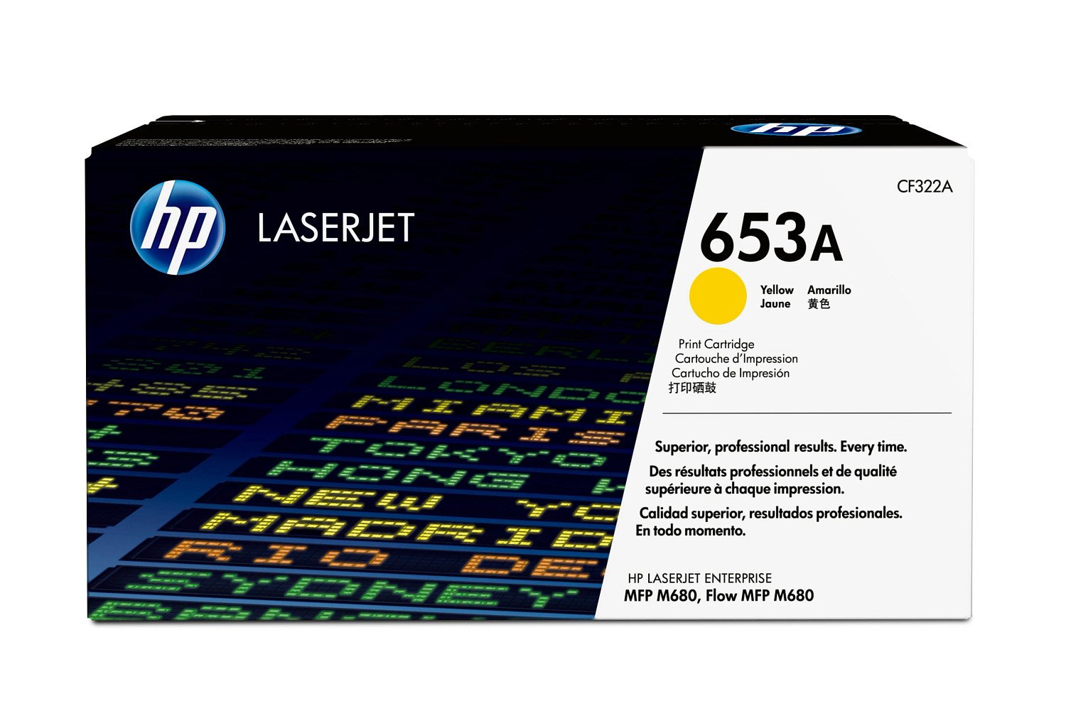EAN 0886112501143 - HP 653A Yellow Original LaserJet Toner Cartridge cartucho de tóner 1 pieza(s) imagen 2
