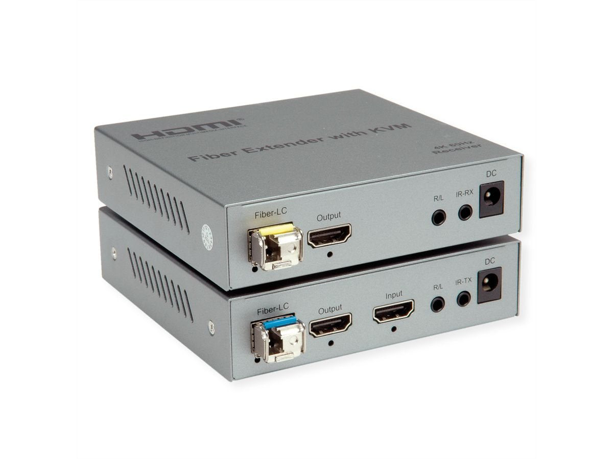 Roline Kvm Verlngerung Ber Lwl, Hdmi 4k, Usb, 20 Km