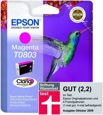 EAN 8715946360782 - Epson Hummingbird T0803 Magenta Ink Cartridge ( ) cartucho de tinta 1 pieza(s) Original imagen 3