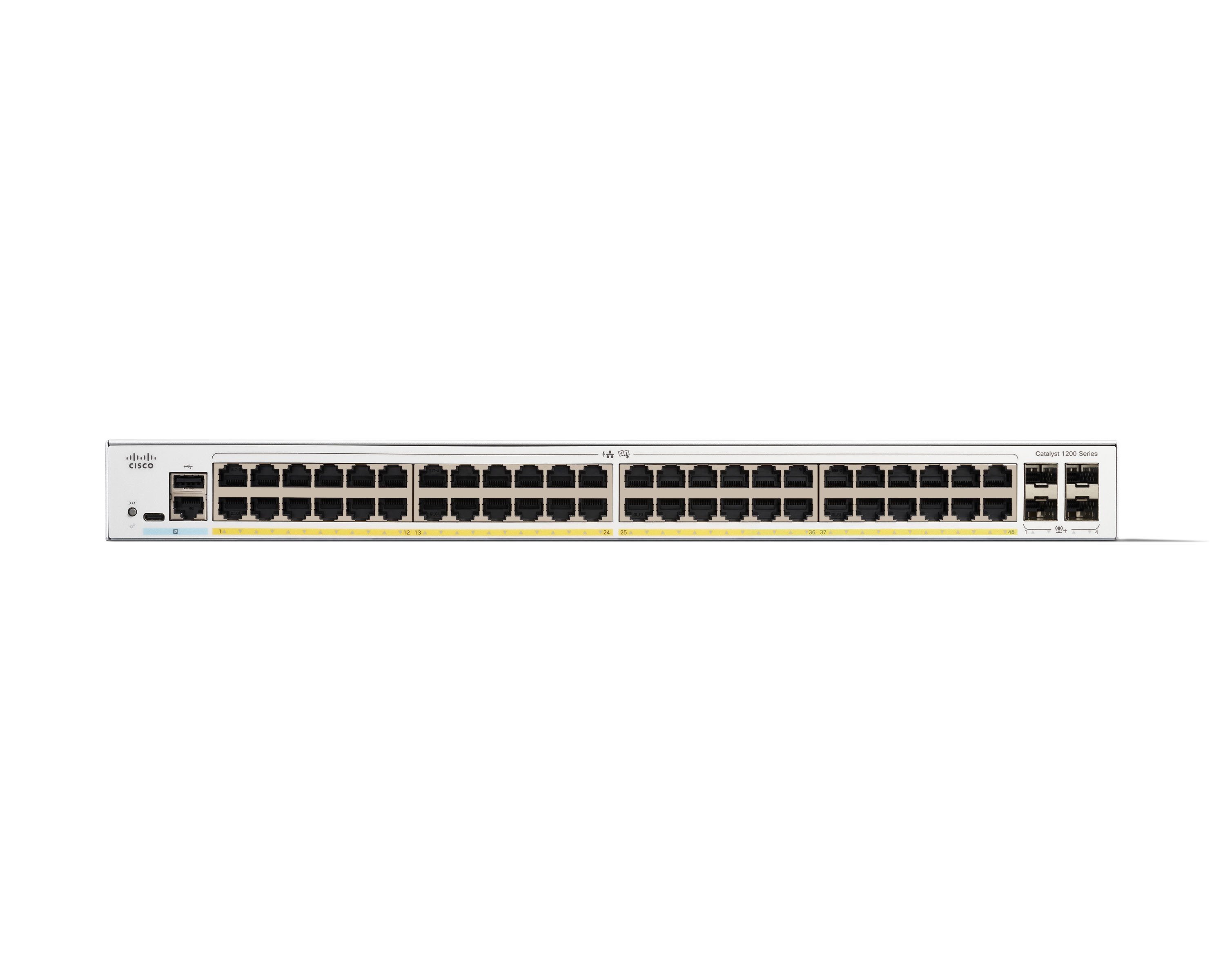 EAN 0889728521758 - Cisco C1200-48P-4X switch Gestionado L2/L3 Gigabit Ethernet (10/100/1000) Blanco imagen 2