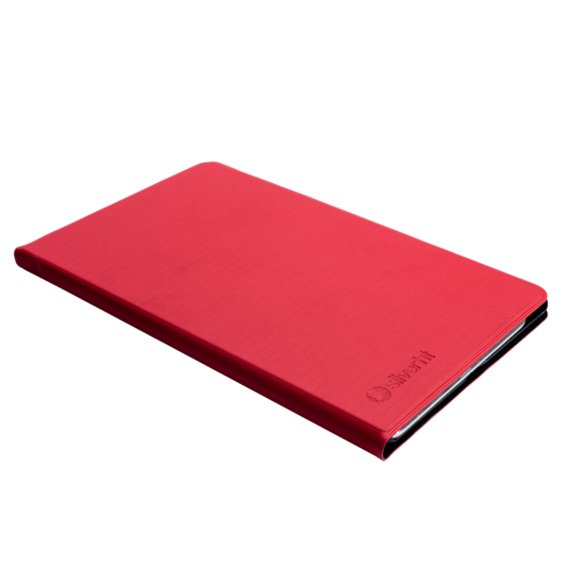 Funda Bookcase Wave Silver Ht Para Tablet Samsung Tab A T510 - T515 2019 Roja