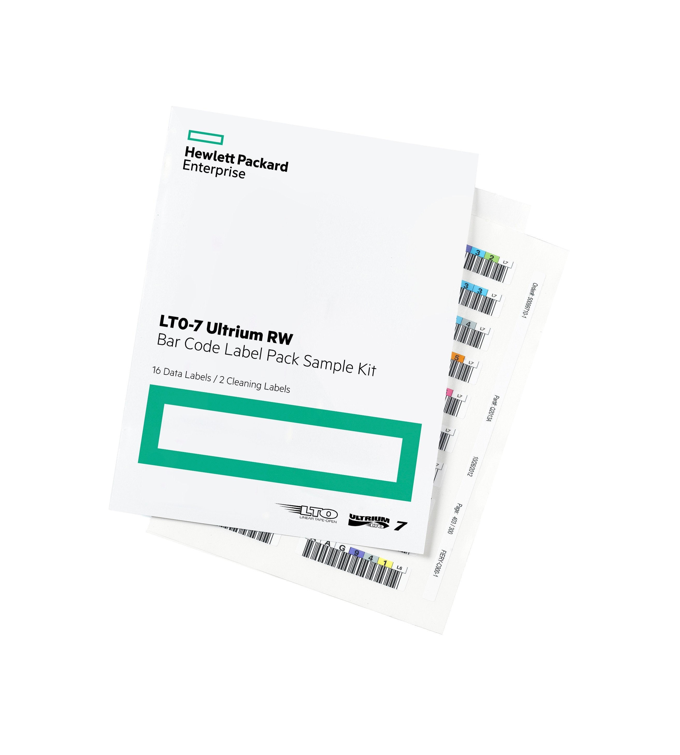 EAN 0889894157829 - HPE LTO-7 Ultrium RW Bar Code Label Pack imagen 1