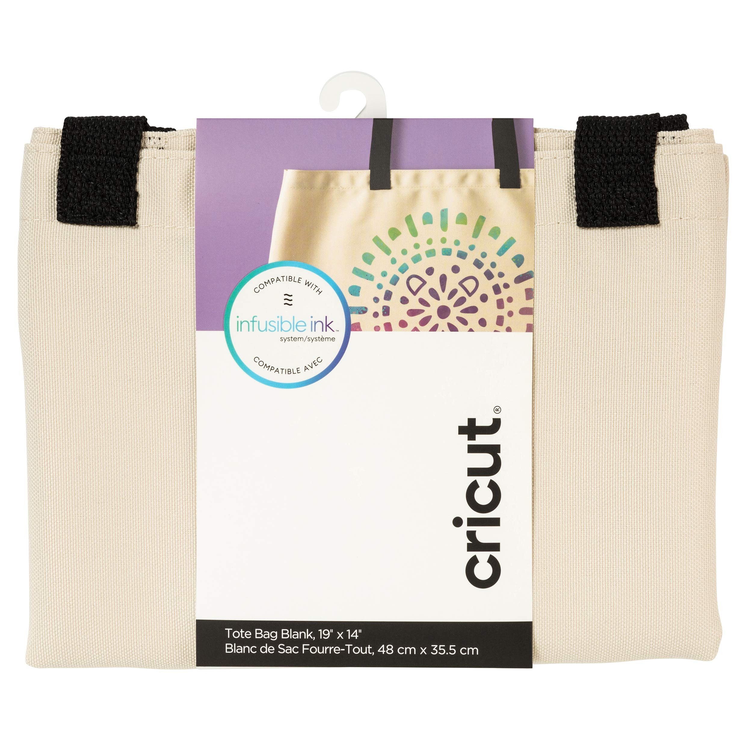 EAN 0093573723070 - Cricut Infusible Ink Tote Bag Beige, Negro Bolso grande imagen 1