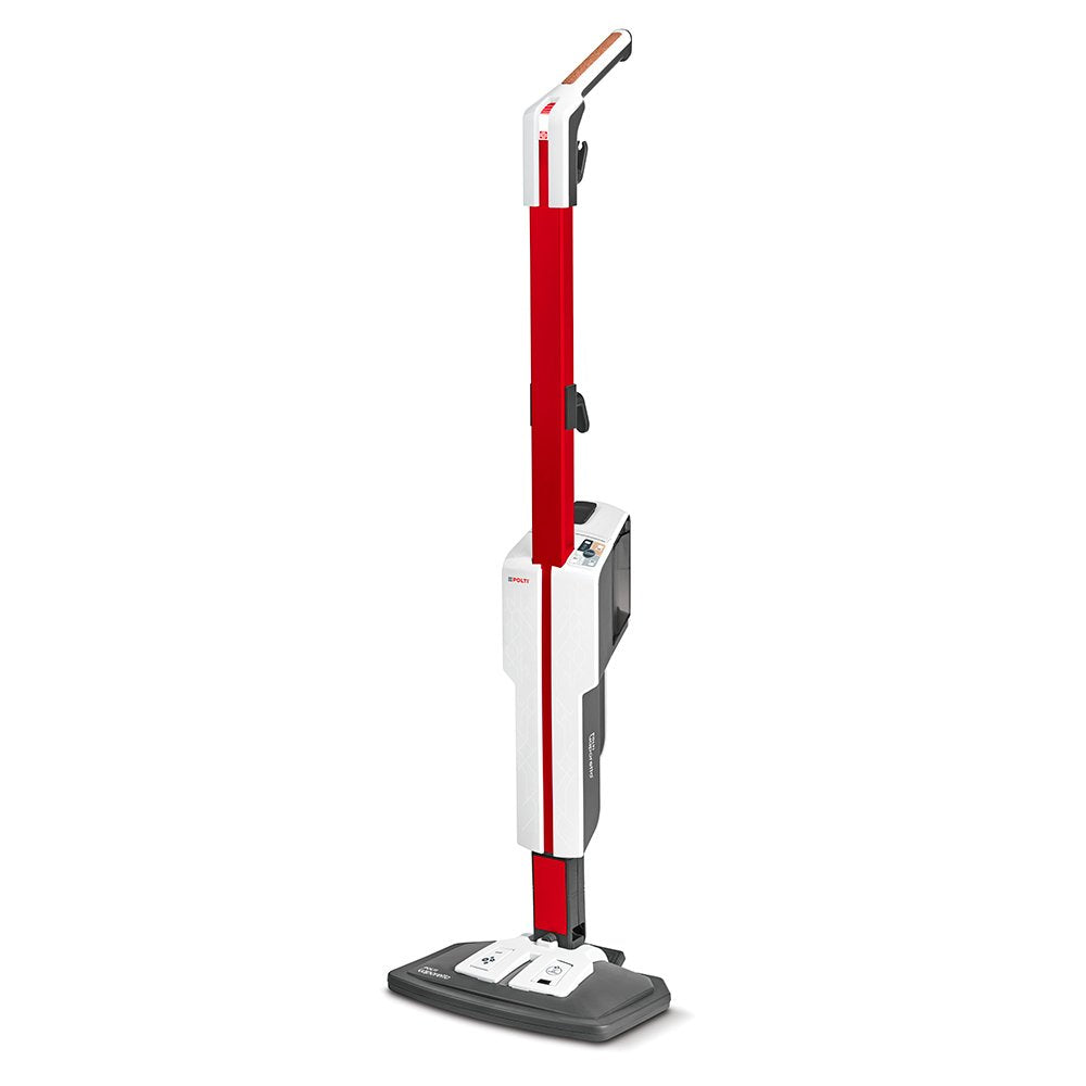 Mopa A Vapor Polti Pteu0306 Vaporetto Sv650 Style  2 En 1 Con Limpiador Portátil Integrado, Rojo Blanco