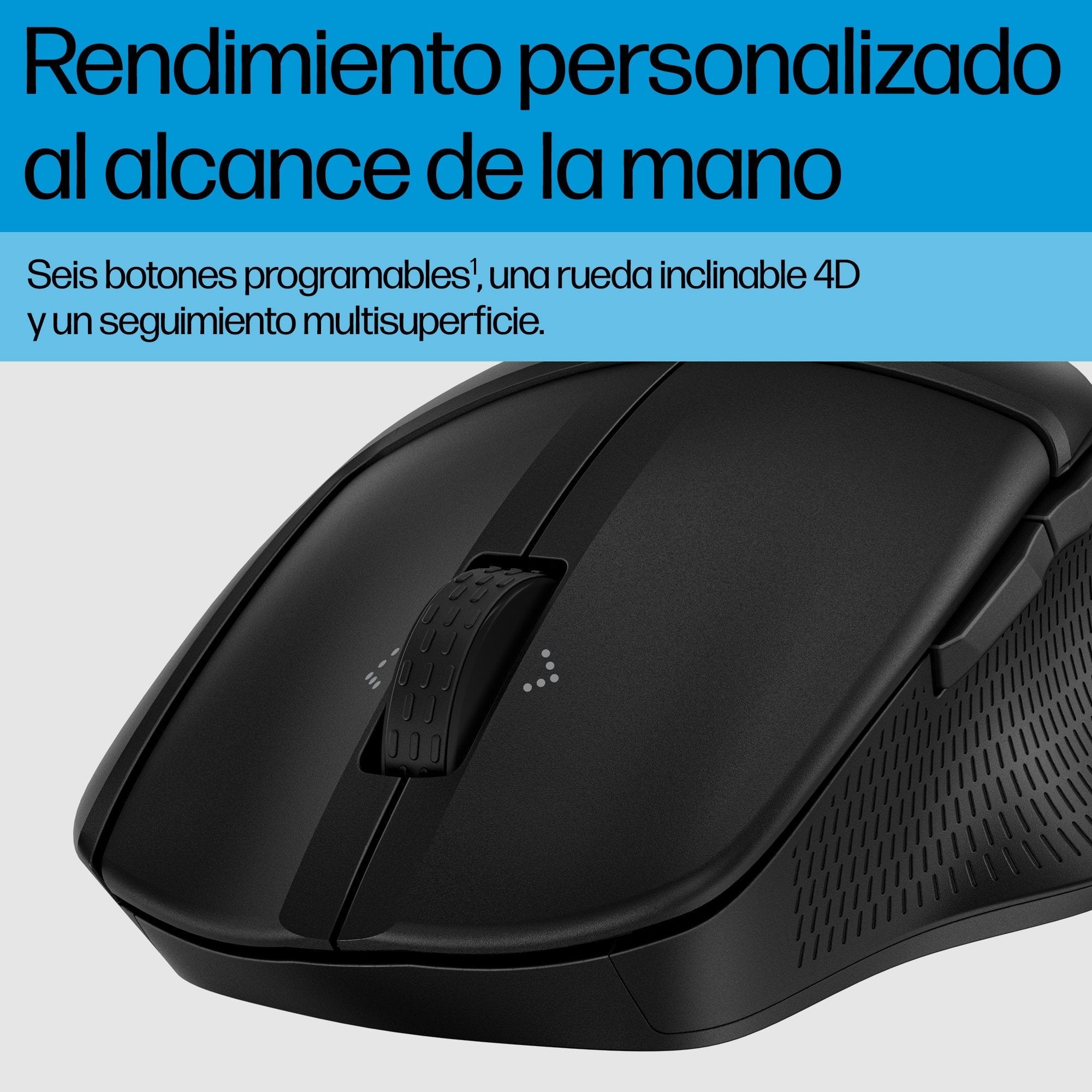 Ratón Inalámbrico Hp 685 Confort Dual Hasta 4000 Dpi Negro