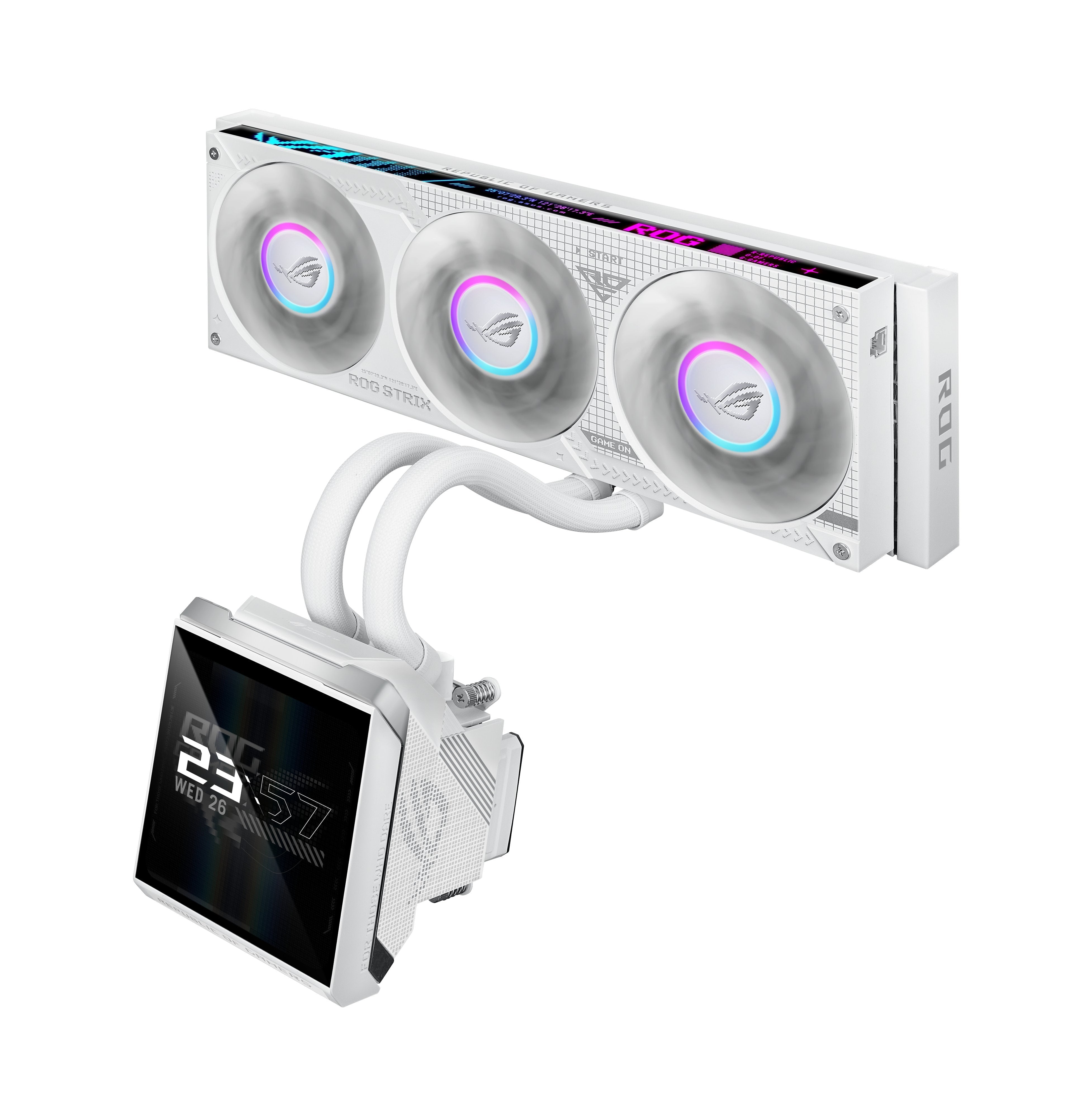 Asus Rog Strix Slc Iv 360 Argb Lcd White