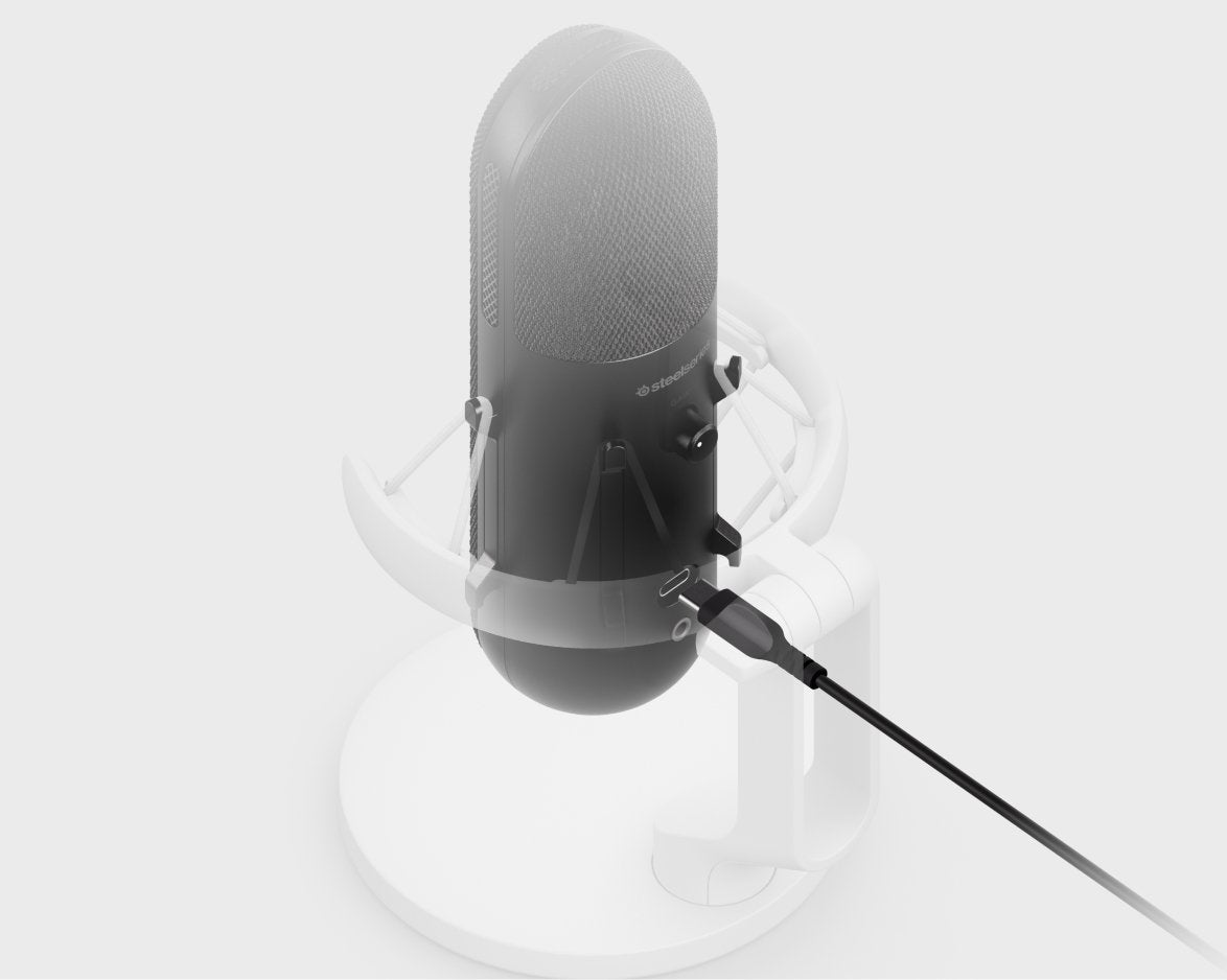 Micrófono  Steelseries Alias Negro, Usb-C 61601