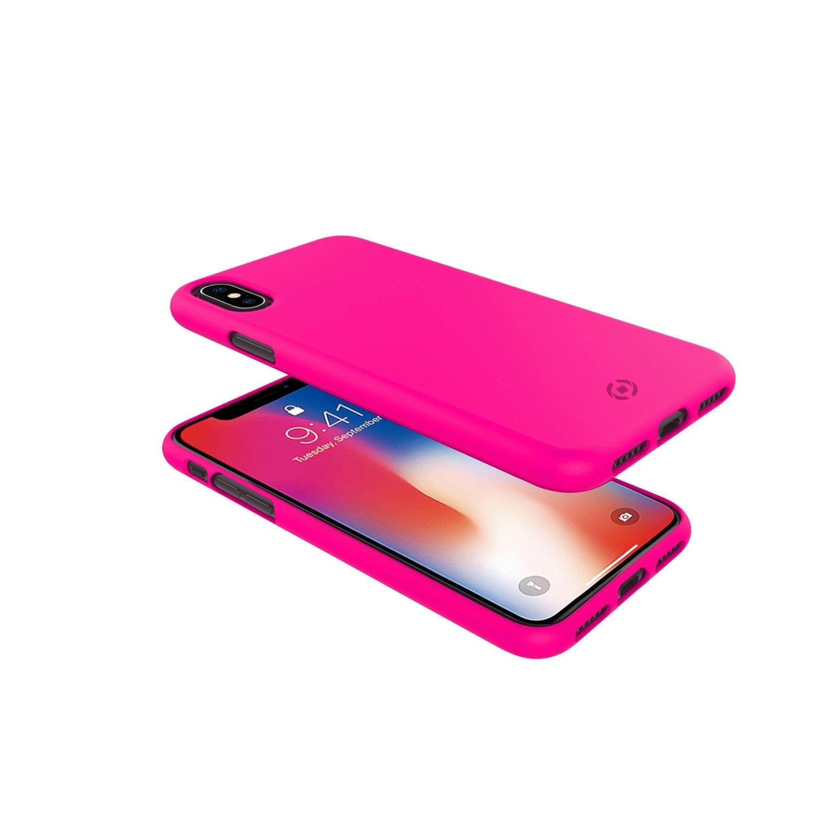 Case Celly Iphone X, Iphone Xs Cover Shock Pink Shock900pk