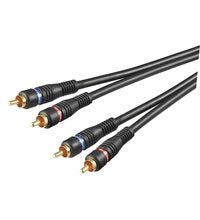 EAN 4040849504334 - Goobay AVK 132-020 0.2m cable de audio 0,2 m 2 x RCA Negro imagen 1