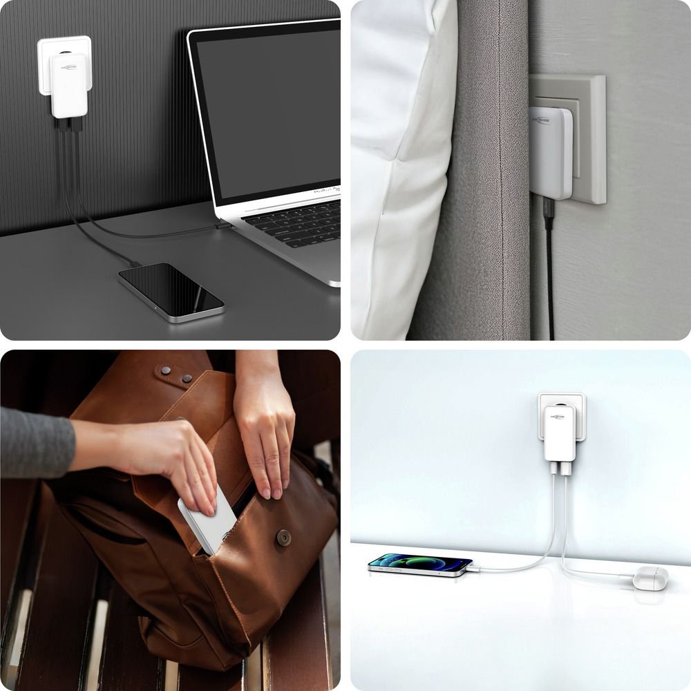 Ansmann Cargador Rápido, Usb (Usb-C Y A)