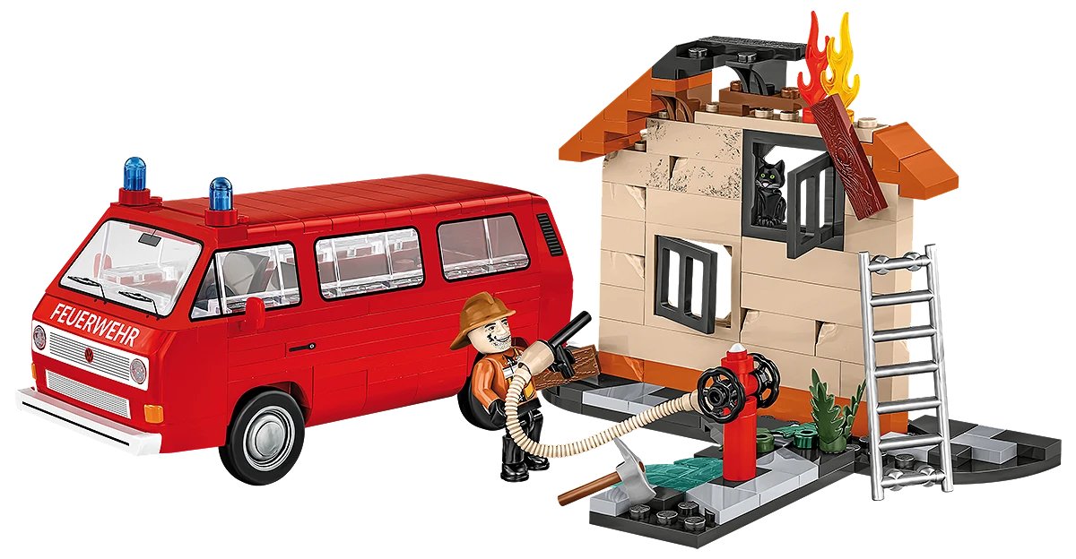 Cobi Volkswagen T3 Feuerwehr Cobi-24635