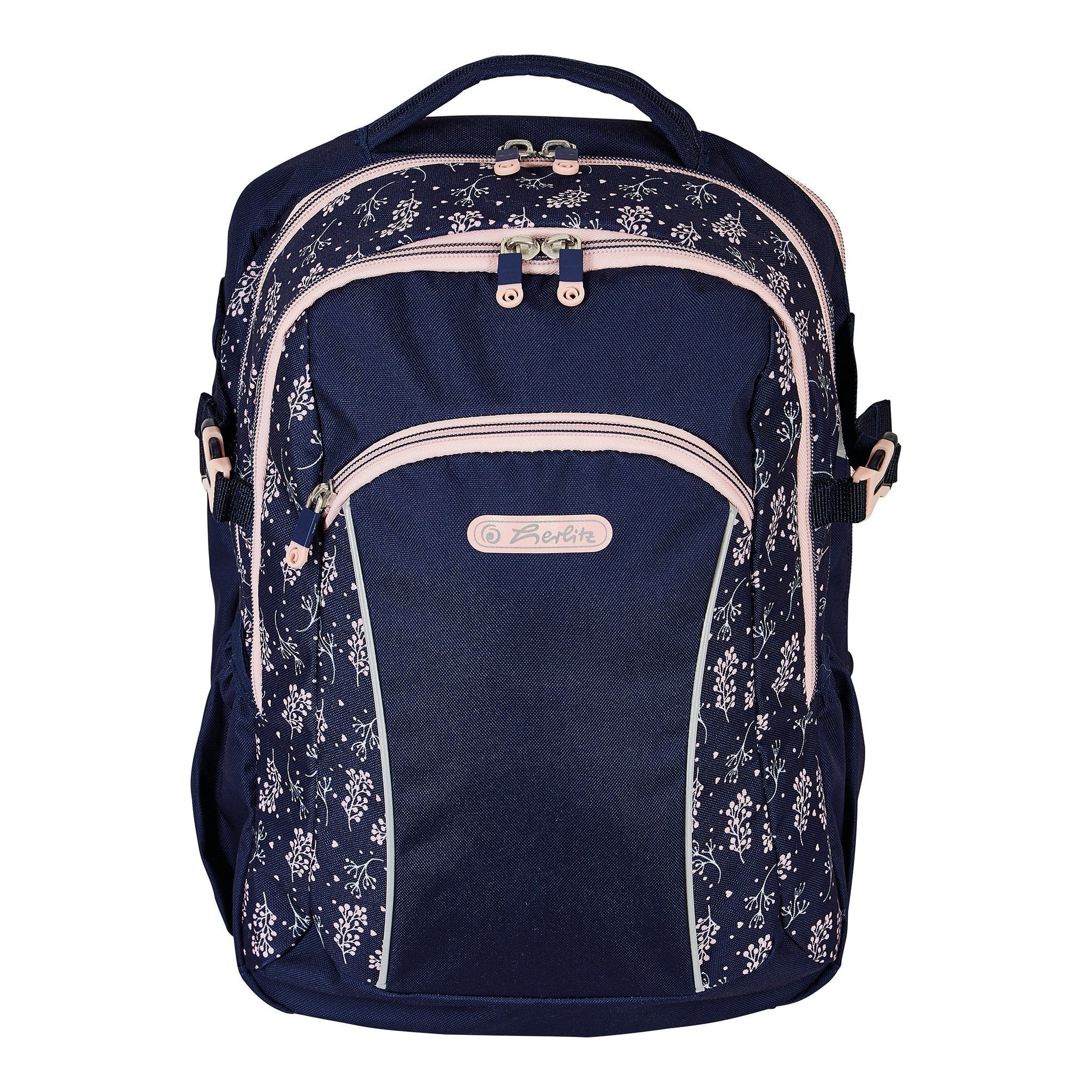 EAN 4008110283142 - Herlitz Ultimate Blossom mochila Mochila escolar Beige, Marina Poliéster imagen 3