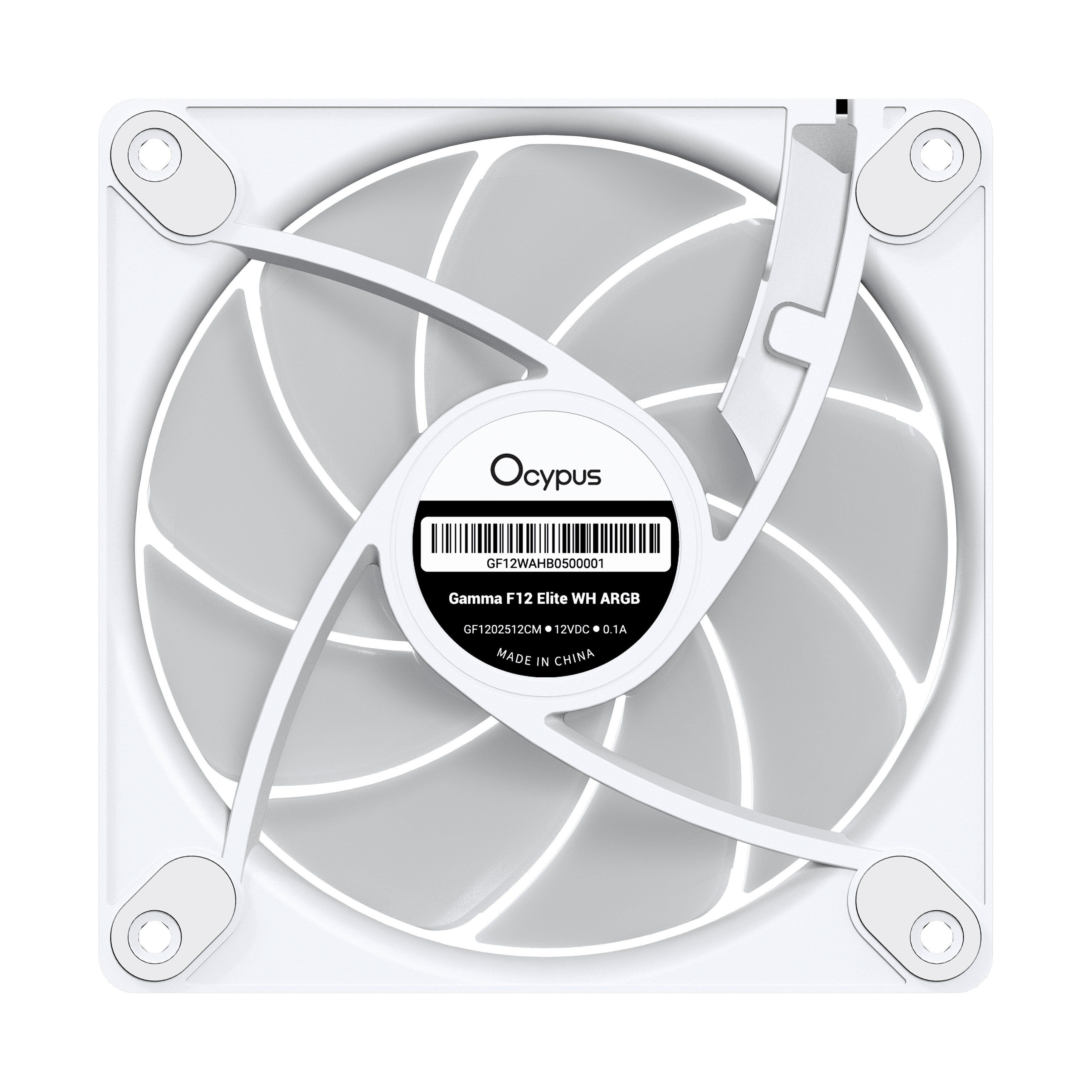 Ocypus Gamma F12 Elite Argb (Blanco, Pack De 3, 120 Mm) Gamma-F12-Wh3am00e-Gl