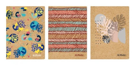 Herlitz Nb A6 80 Kariert Kraftpapier Funda M.S