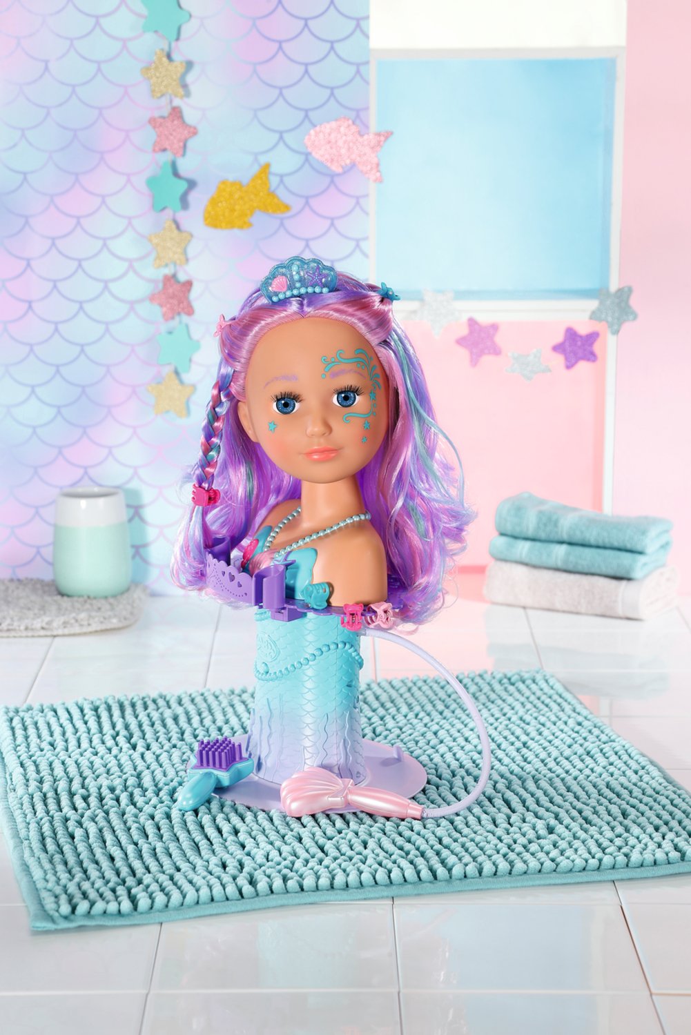EAN 4001167830550 - BABY born Sister Styling Mermaid Head Muñeca de baño Multicolor imagen 9