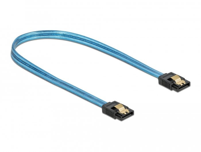 Cable Delock Sata 6 Gb/S Uv Leuchteffekt Aal 50 Cm