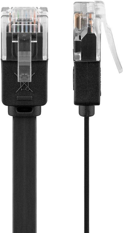 EAN 4040849953866 - Goobay 95386 cable de red Negro 3 m Cat6 U/UTP (UTP) imagen 3