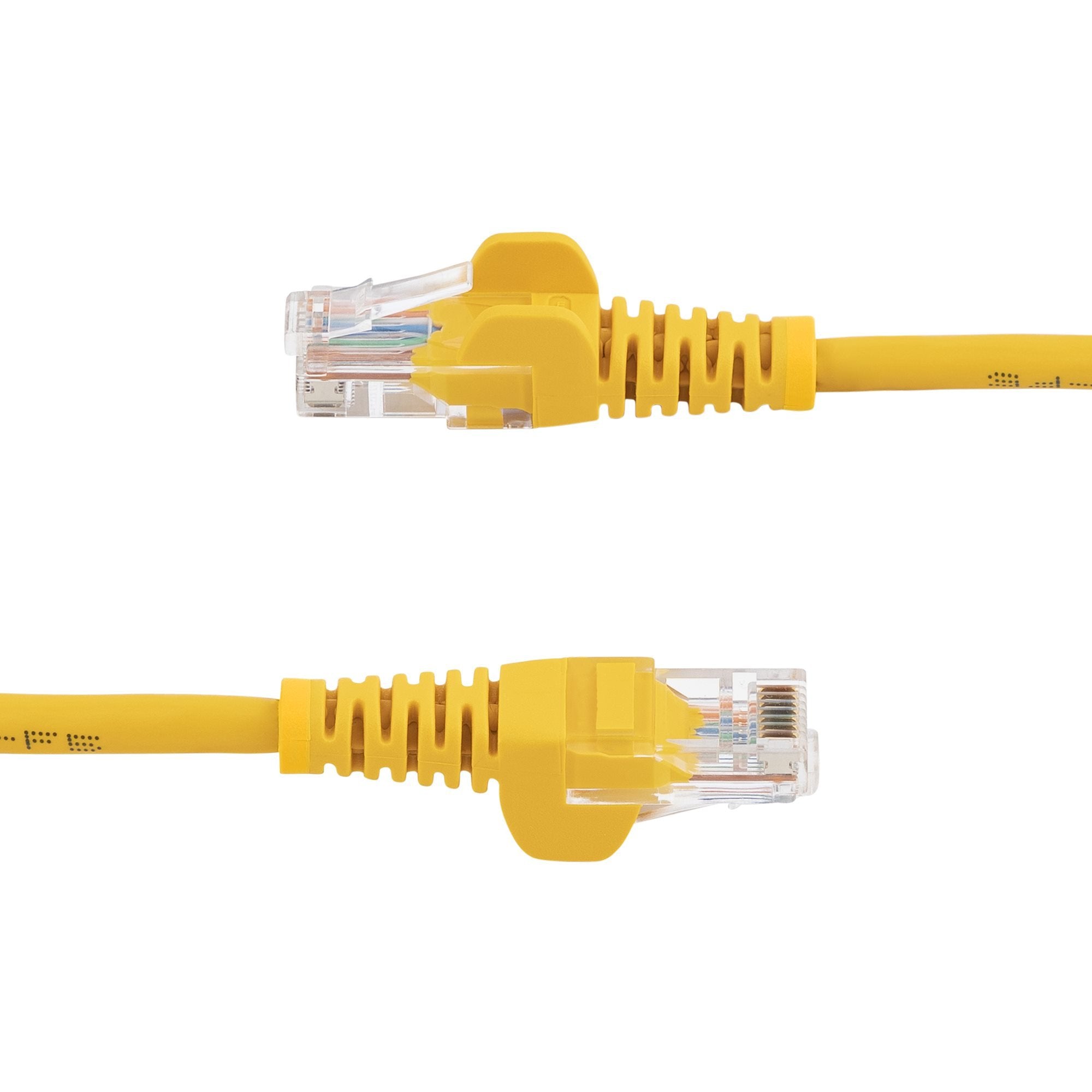 Cable De Red 5m Amarillo Cat5e Cabl Ethernet Sin Enganche
