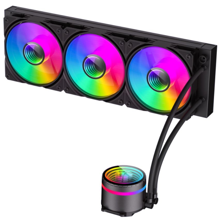 Gamemax  Cpu Liquid Cooler  Iceburg 360 Infinity  Black