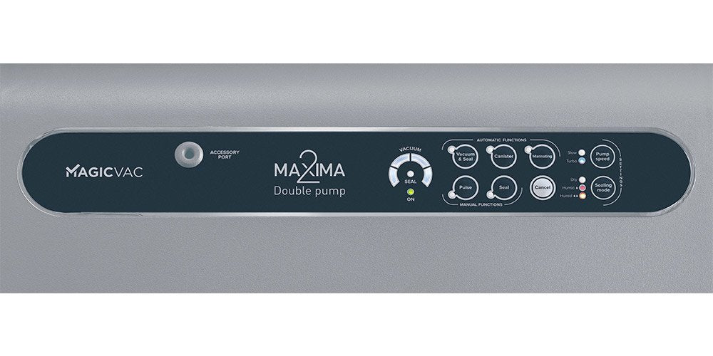 Magic Vac Maxima 2 Sellador Al Vacío Gris 820 Mbar