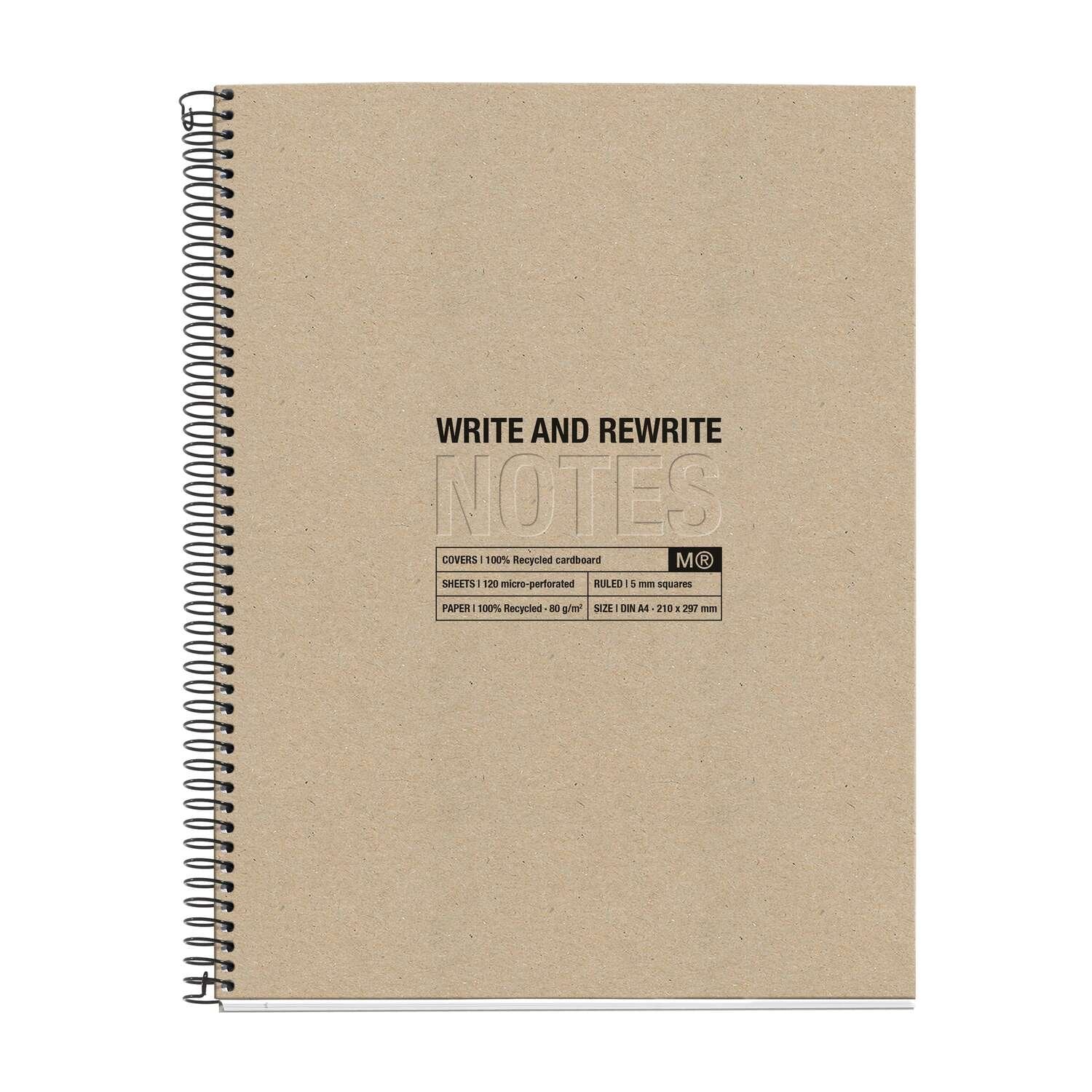 Miquelrius Notizblock Beige Recycle A4 80 Blatt (Speditionsversand)