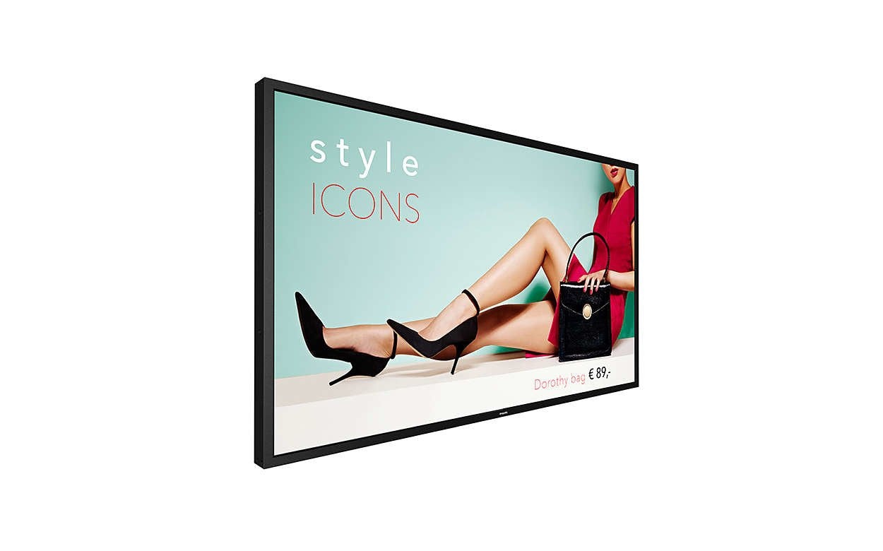 Philips 55bdl4002h Pantalla Señalización 139,7 Cm (55") Lcd 2500 Cd / M² Full Hd Negro Android 24/7