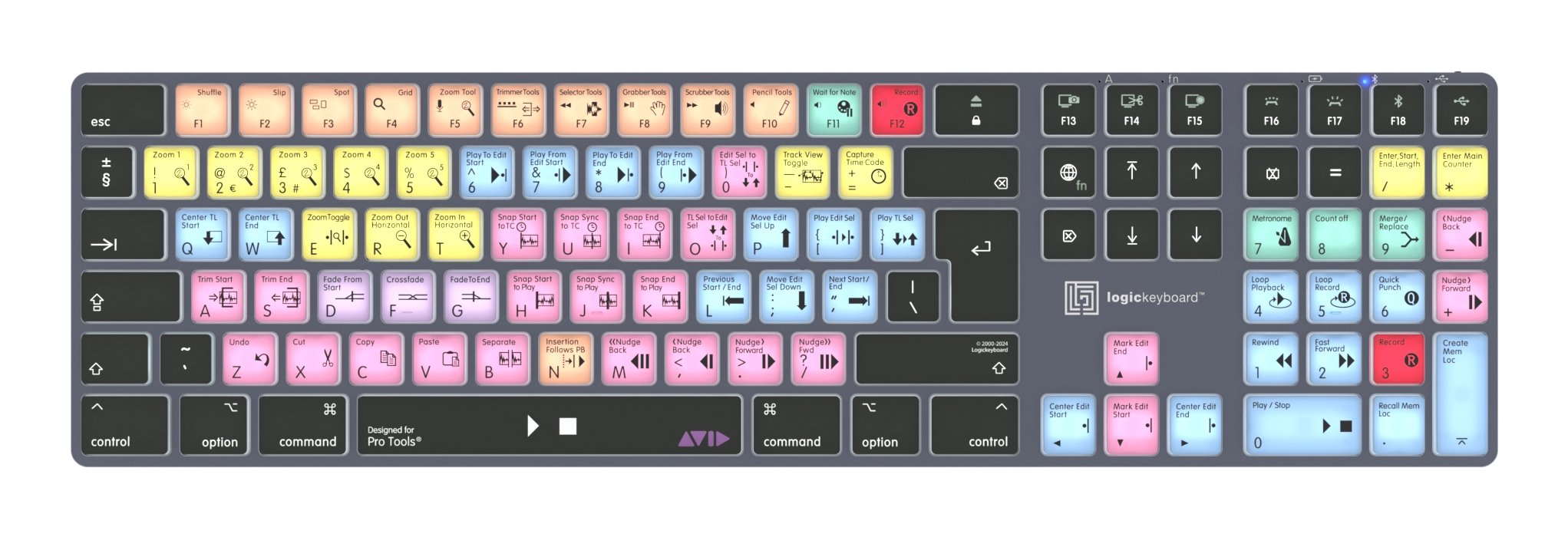 EAN 5707795022082 - Logickeyboard LKB-PT-TM teclado Oficina Bluetooth QWERTY Francés Gris, Titanio imagen 1